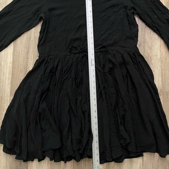 Zadig & Voltaire Black with Gold Trim Collar Dress - Picture 6 of 11